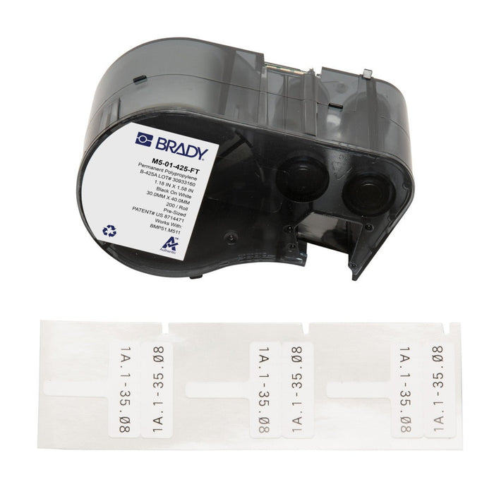 Label Tape with Ribbon - Mann Supply BradyBrady