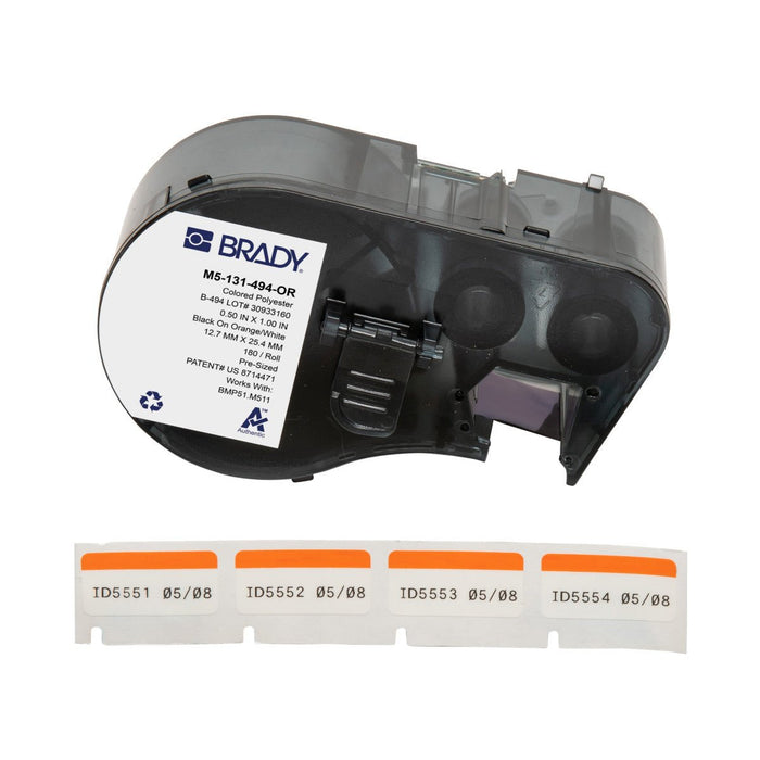 Label Tape with Ribbon - Mann Supply BradyBrady