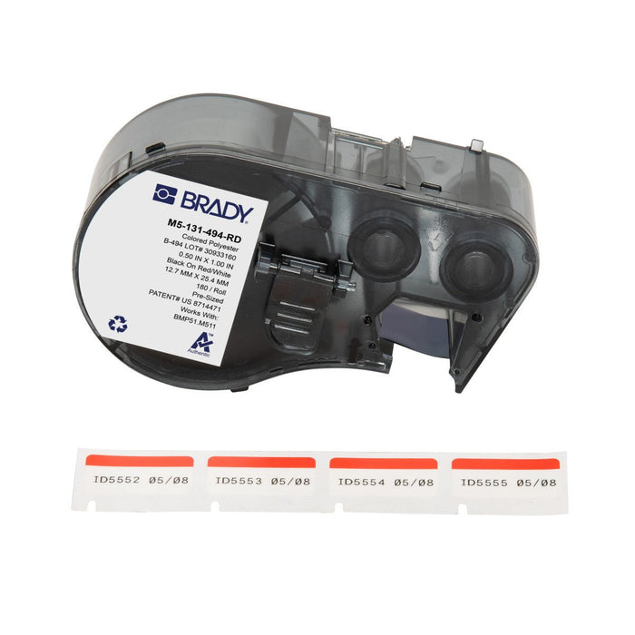 Label Tape with Ribbon - Mann Supply BradyBrady