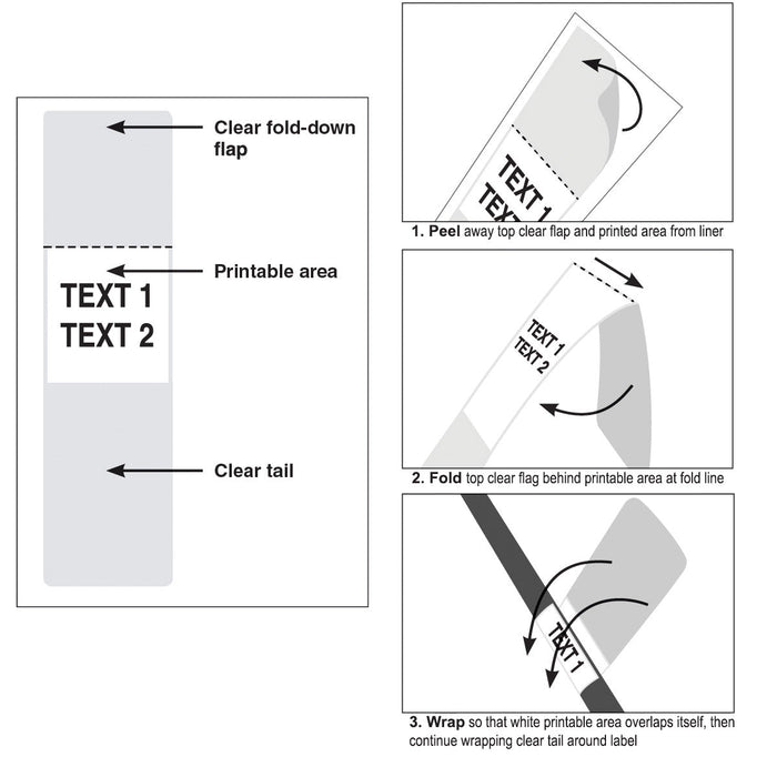 Label Tape with Ribbon - Mann Supply BradyBrady