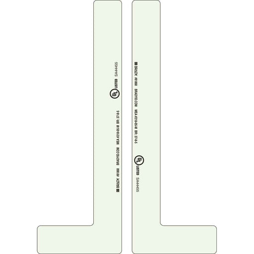 Label Tape with Ribbon - Mann Supply BradyFloor Marking