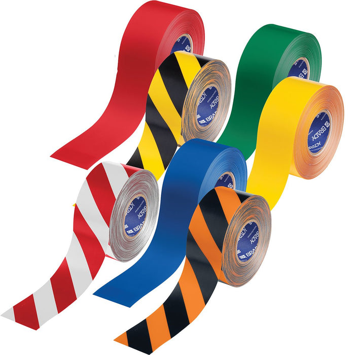 Label Tape with Ribbon - Mann Supply BradyFloor Tape