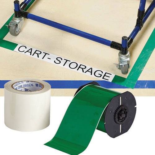 Label Tape with Ribbon - Mann Supply BradyFloor Tape