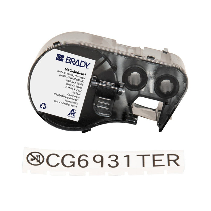 Label Tape with Ribbon - Mann Supply BradyLabel Printers