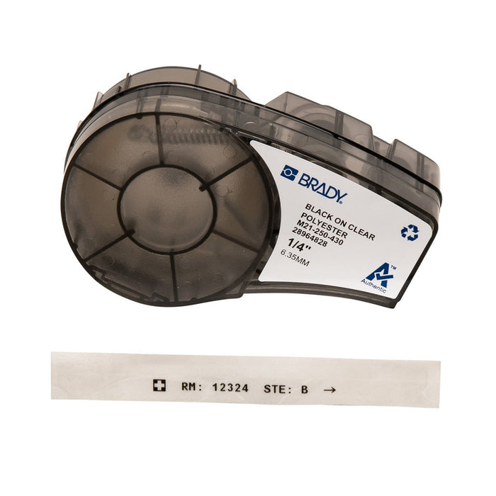 Label Tape with Ribbons - Mann Supply BradyBrady