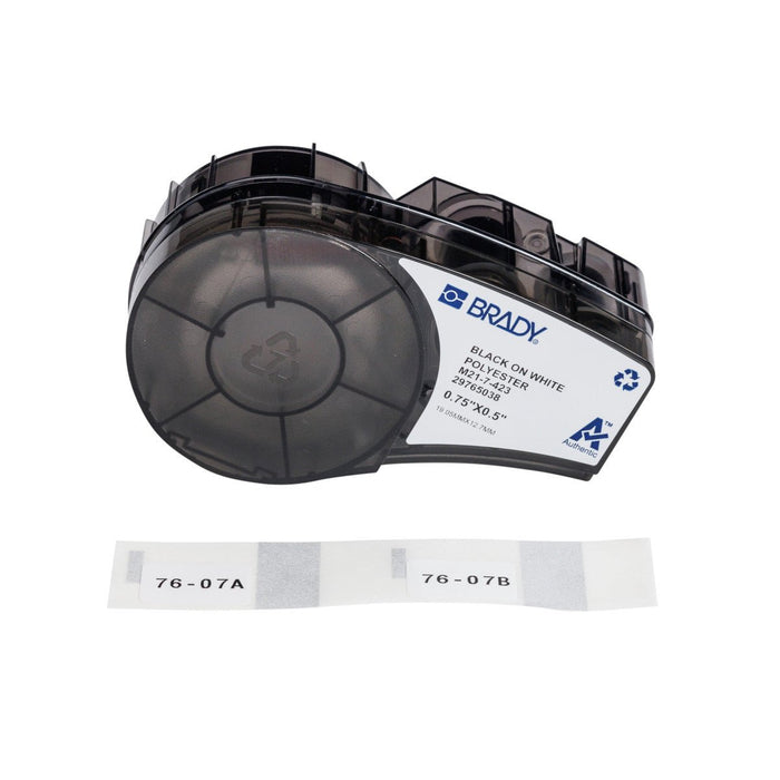 Label Tape with Ribbons - Mann Supply BradyBrady