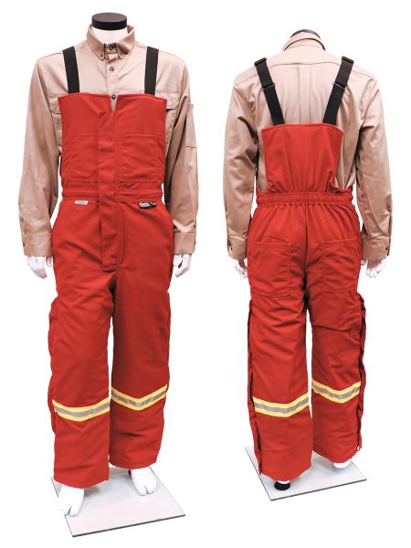 Style 225 - Nomex®IIIA 6 oz Insulated Bib Pants - Red