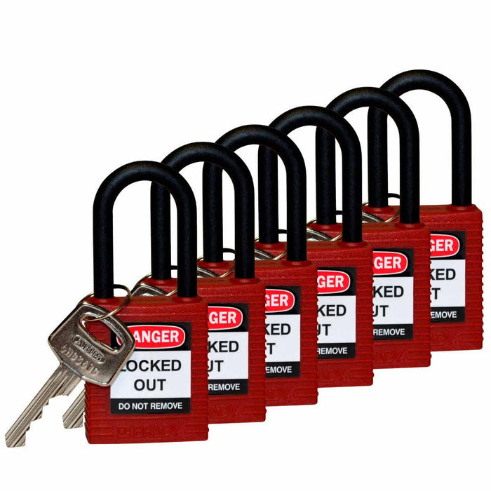 Nylon Padlocks - Mann Supply BradyIndustrial Products