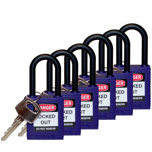 Nylon Padlocks - Mann Supply BradyIndustrial Products