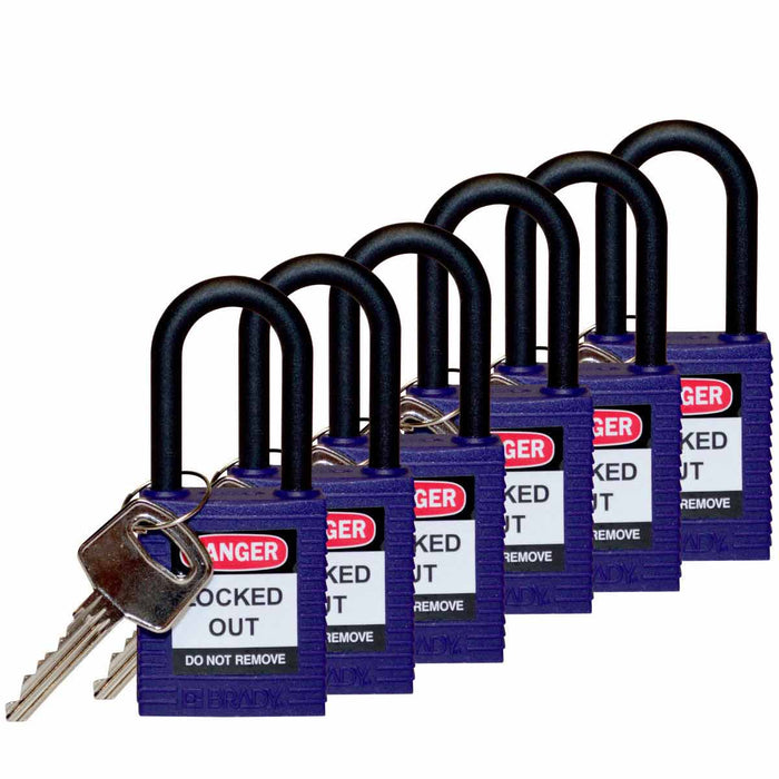 Nylon Padlocks - Mann Supply BradyIndustrial Products