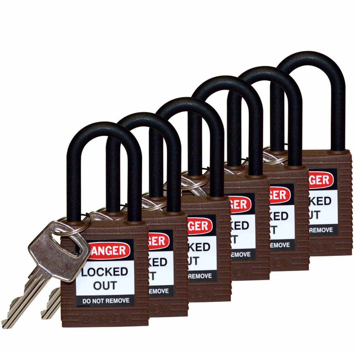 Nylon Padlocks - Mann Supply BradyIndustrial Products