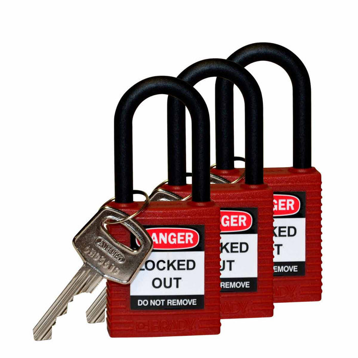 Nylon Padlocks - Mann Supply BradyIndustrial Products