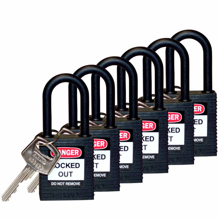 Nylon Padlocks - Mann Supply BradyIndustrial Products