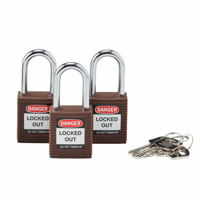 Nylon Padlocks - Mann Supply BradyIndustrial Products