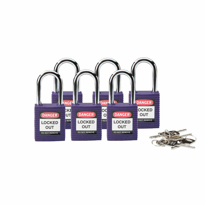 Nylon Padlocks - Mann Supply BradyIndustrial Products