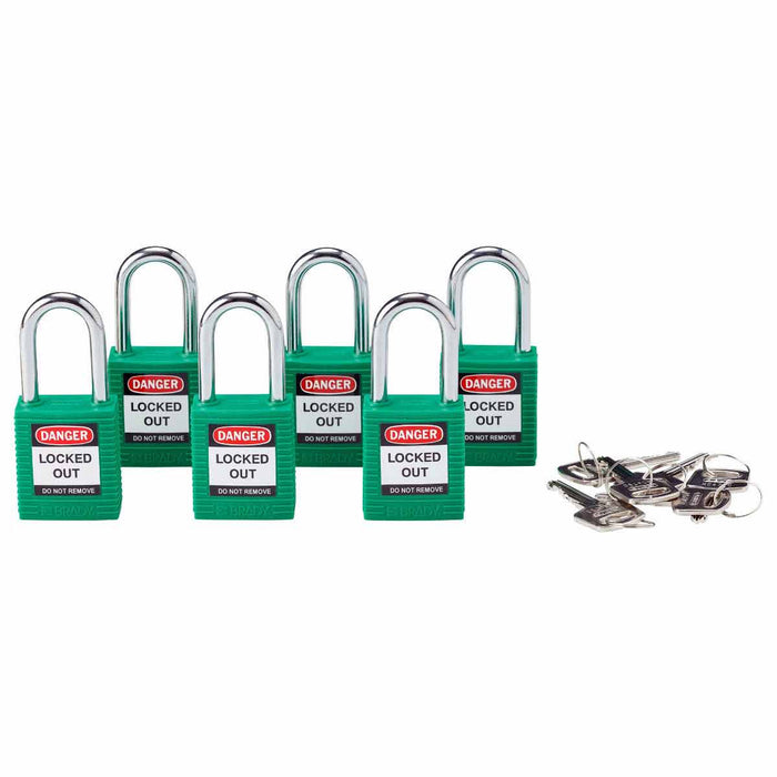 Nylon Padlocks - Mann Supply BradyIndustrial Products