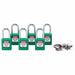 Nylon Padlocks - Mann Supply BradyIndustrial Products