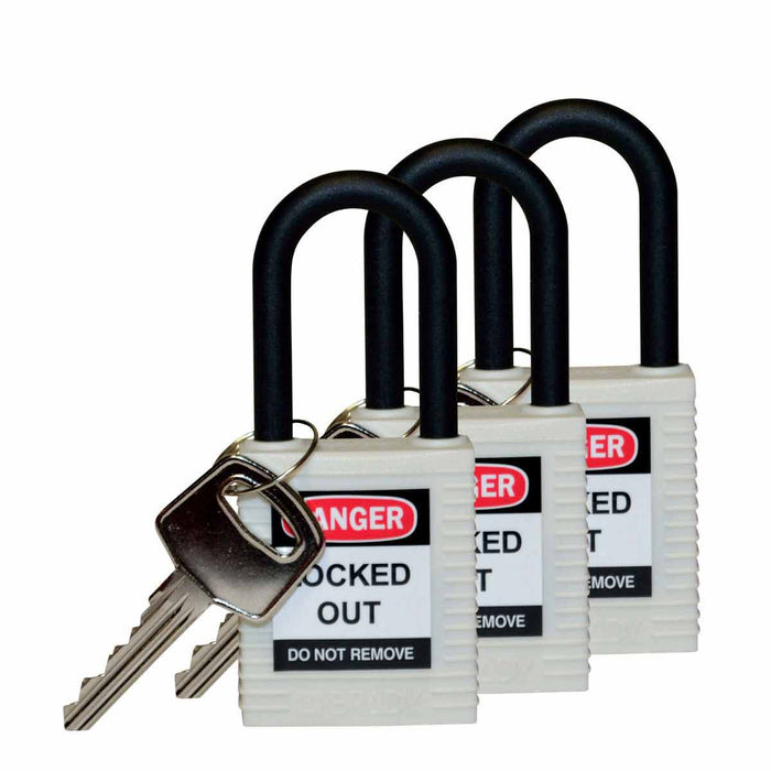 Nylon Padlocks - Mann Supply BradyIndustrial Products