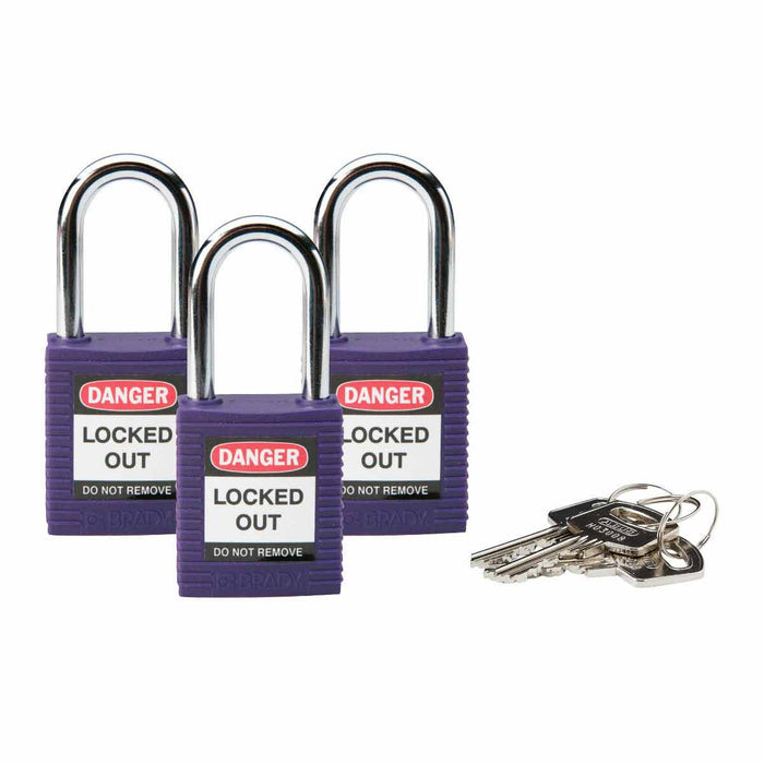 Nylon Padlocks - Mann Supply BradyIndustrial Products