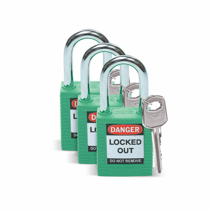 Nylon Padlocks - Mann Supply BradyIndustrial Products