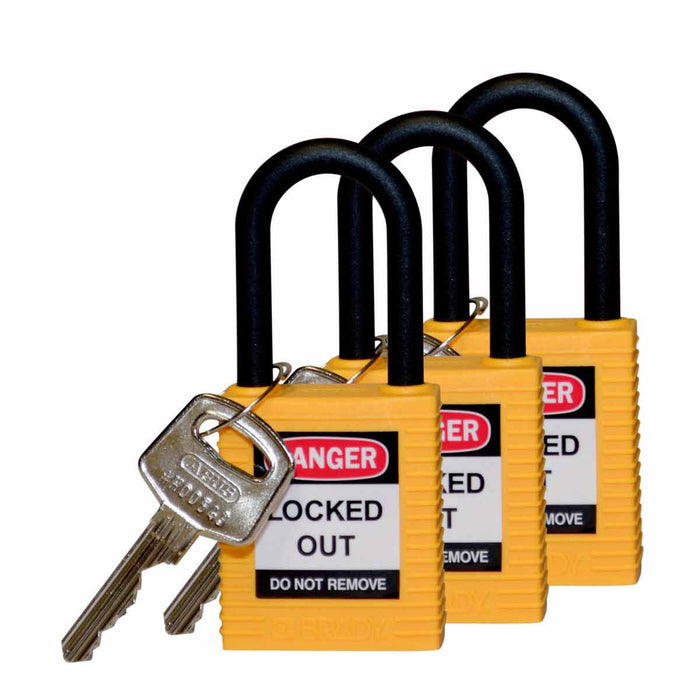 Nylon Padlocks - Mann Supply BradyIndustrial Products