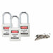 Nylon Padlocks - Mann Supply BradyIndustrial Products