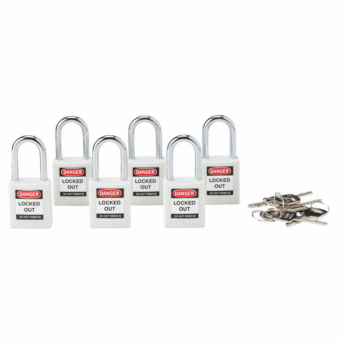 Nylon Padlocks - Mann Supply BradyIndustrial Products