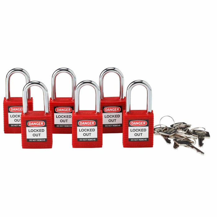 Nylon Padlocks - Mann Supply BradyIndustrial Products