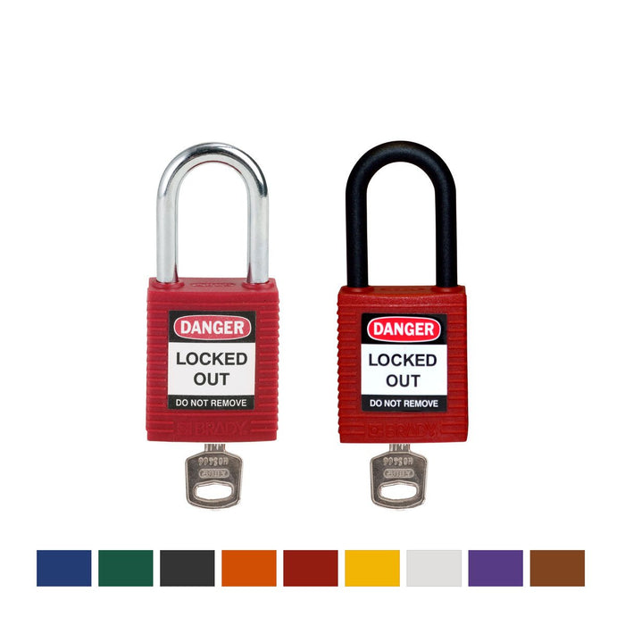 Nylon Padlocks - Mann Supply BradyIndustrial Products
