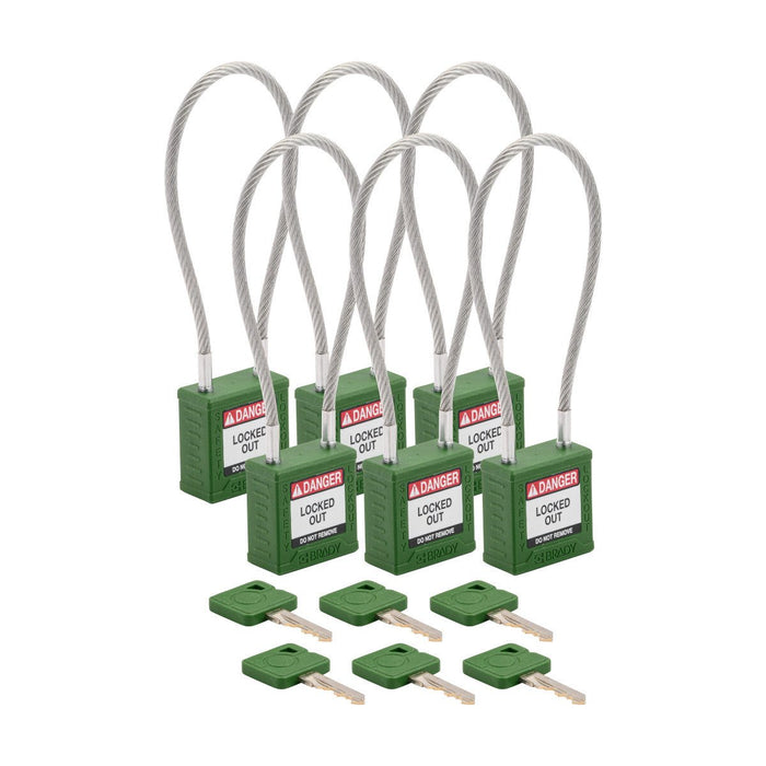 Nylon Padlocks - Mann Supply BradyBrady