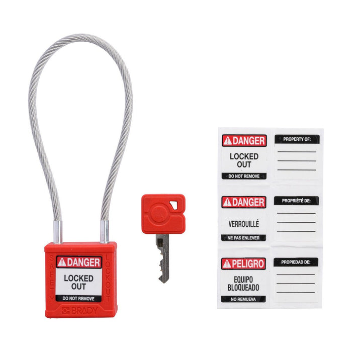 Nylon Padlocks - Mann Supply BradyBrady