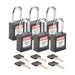 Nylon Padlocks - Mann Supply BradyBrady
