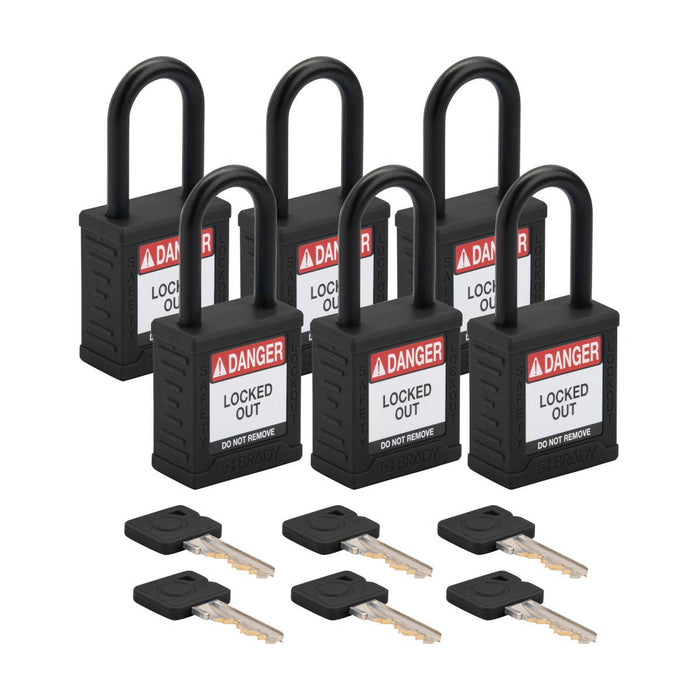 Nylon Padlocks - Mann Supply BradyBrady