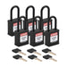 Nylon Padlocks - Mann Supply BradyBrady