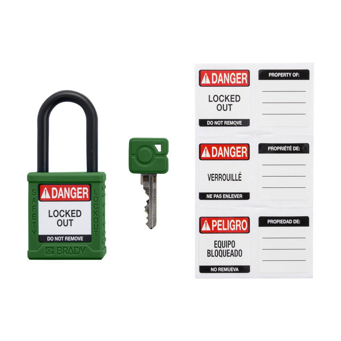 Nylon Padlocks - Mann Supply BradyBrady