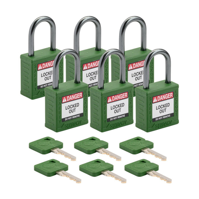 Nylon Padlocks - Mann Supply BradyBrady