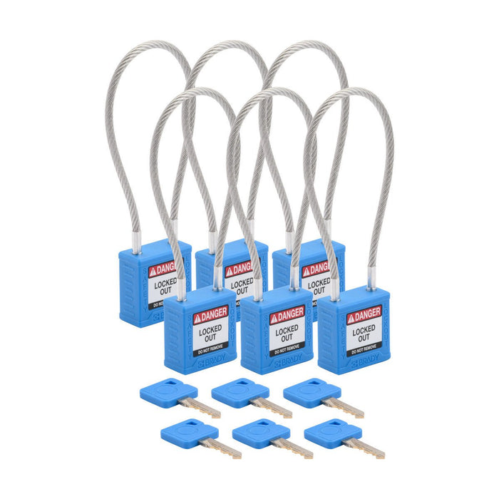 Nylon Padlocks - Mann Supply BradyBrady