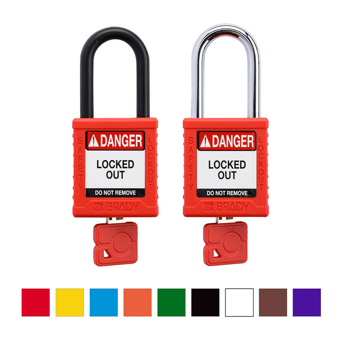 Nylon Padlocks - Mann Supply BradyBrady