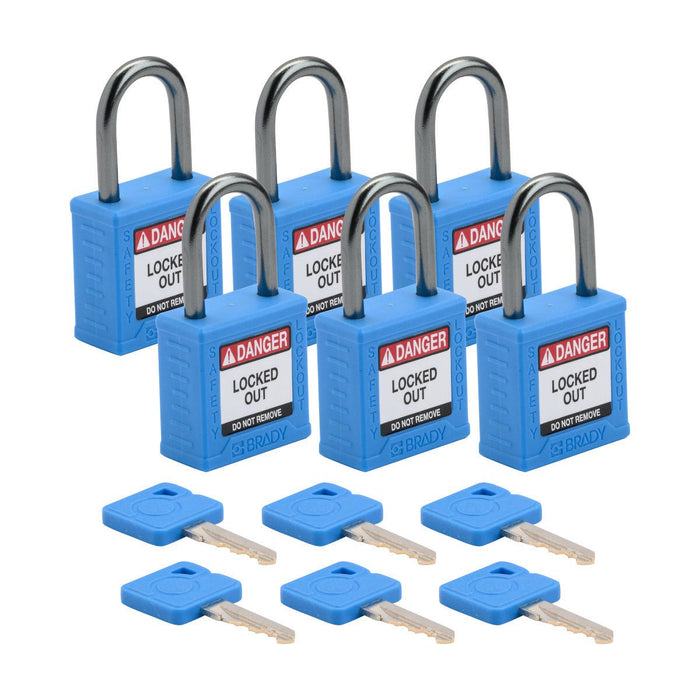Nylon Padlocks - Mann Supply BradyBrady