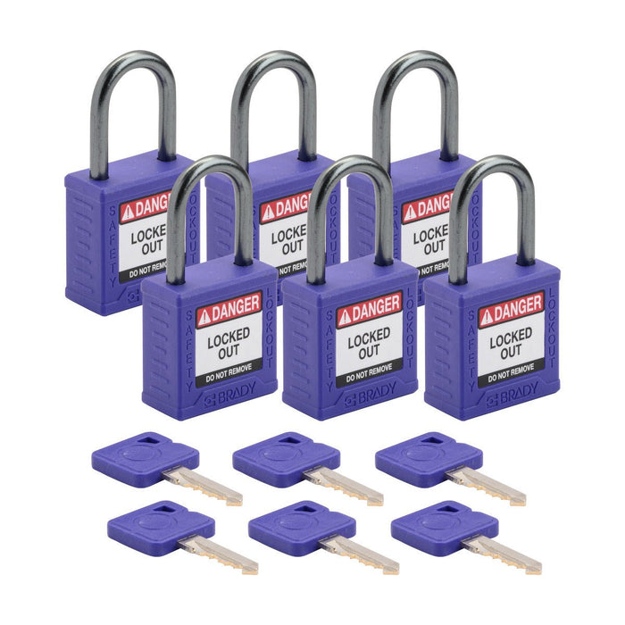 Nylon Padlocks - Mann Supply BradyBrady