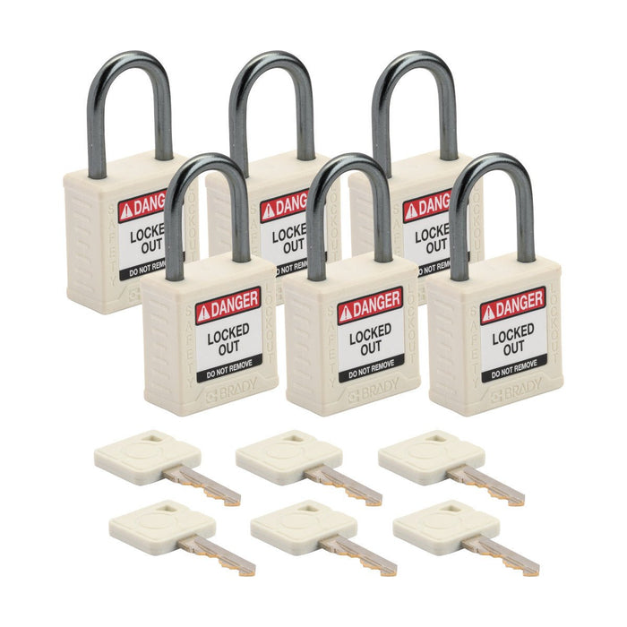 Nylon Padlocks - Mann Supply BradyBrady