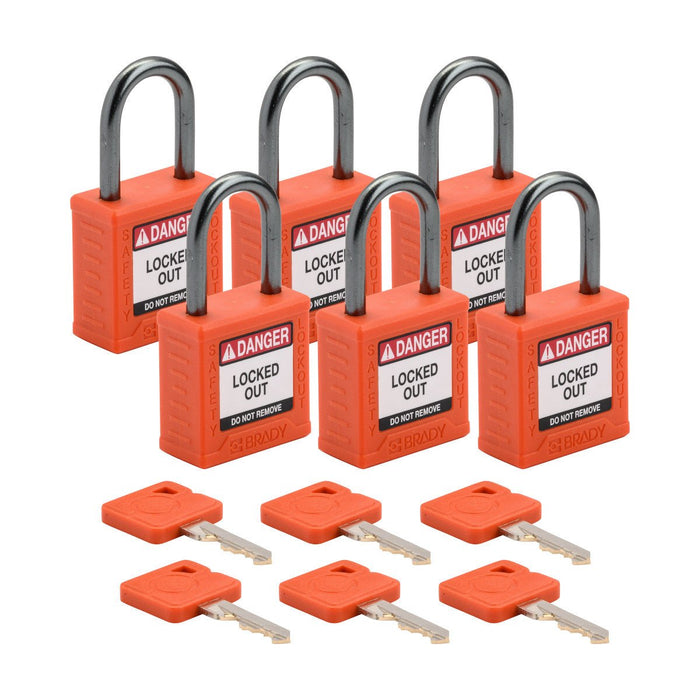 Nylon Padlocks - Mann Supply BradyBrady