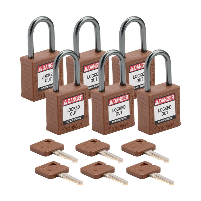 Nylon Padlocks - Mann Supply BradyBrady