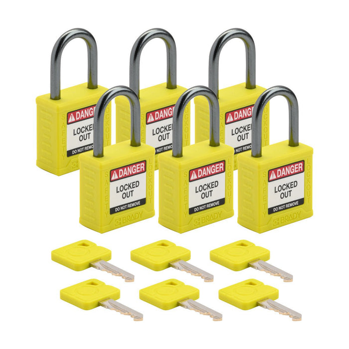 Nylon Padlocks - Mann Supply BradyBrady