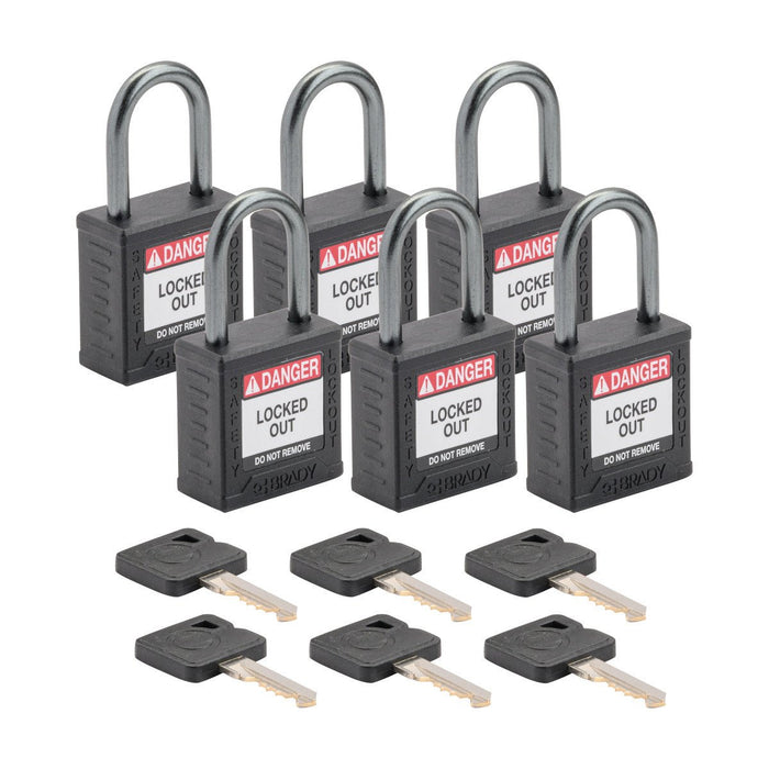 Nylon Padlocks - Mann Supply BradyBrady