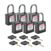 Nylon Padlocks - Mann Supply BradyBrady