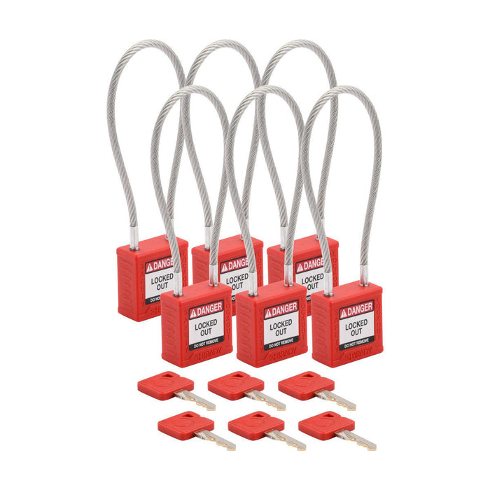 Nylon Padlocks - Mann Supply BradyBrady