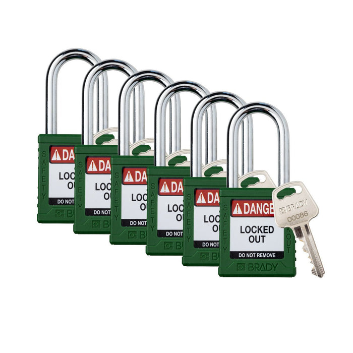 Nylon Padlocks - Mann Supply BradyIndustrial Products