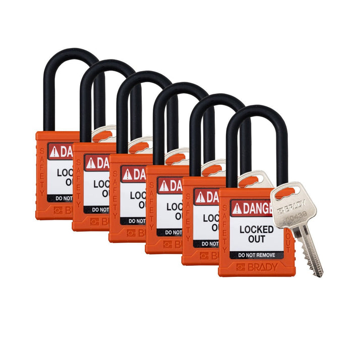 Nylon Padlocks - Mann Supply BradyIndustrial Products