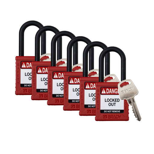 Nylon Padlocks - Mann Supply BradyIndustrial Products